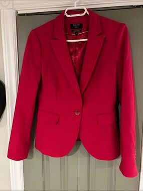 RW & Co. Bright Red Tailored Women's Blazer